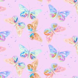 Butterflies in Bright Orchid