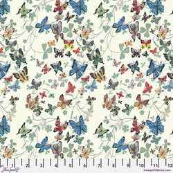 Butterfly Flight in Cream
