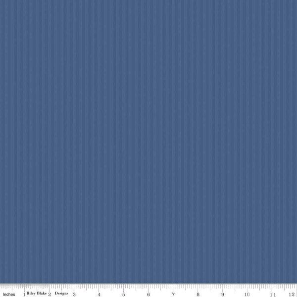 1/8" Tonal Stripe in Denim