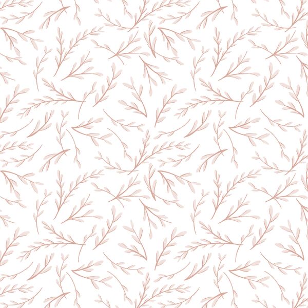 Ornamental in Rose Quartz on White