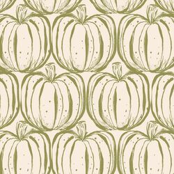 Pumpkin Stack in Olive on Cream