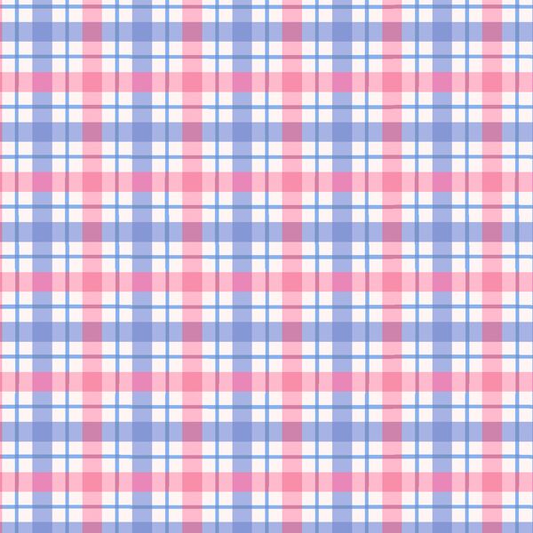 Picnic Plaid in Pink and Blue