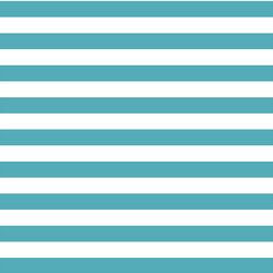 Horizontal Candy Stripe in Lagoon