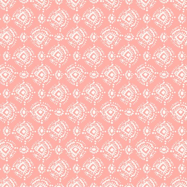 Ikat in Coral
