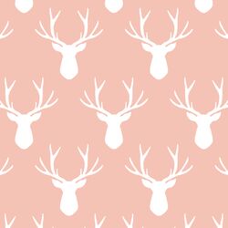 Stag Silhouette in Petal