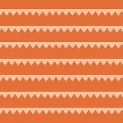 Pennant Stripe in Bright Ginger