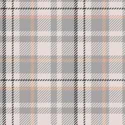 Haunted Tartan in Smoke Gray