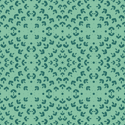Leaf Medallion in Mint