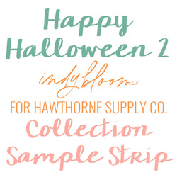 Happy Halloween 2 Sample Strip