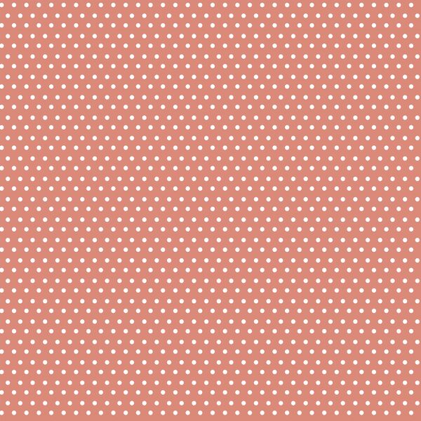 Polka Dots in Dark Peach