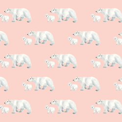 Polar Family in Light Pink