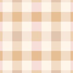 Large Gingham in Garden