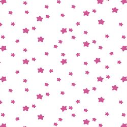 Star Light in Petunia on White