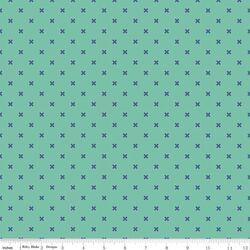 X in Teal