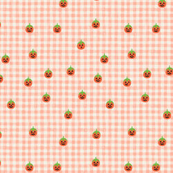 Pumpkin Gingham in Blush