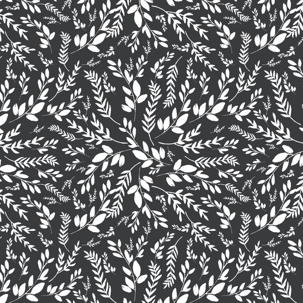Small Wild Foliage in Dark Grey