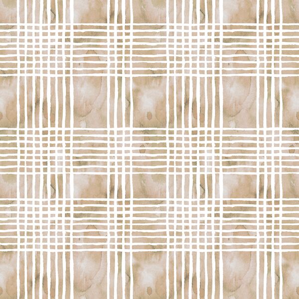 Watercolor Plaid in Vintage