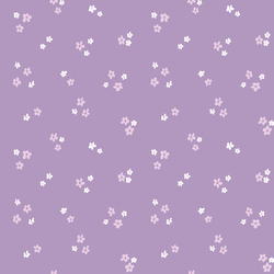 Ditsy Flowers in Purple