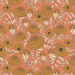 Marigold Garden in Light Berry