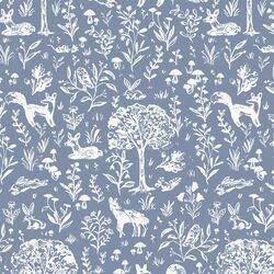 Meadow Nursery in Twilight Blue