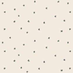 Celestial Stars in Dark Duck Green on Egret