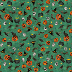Halloween Toss in Emerald