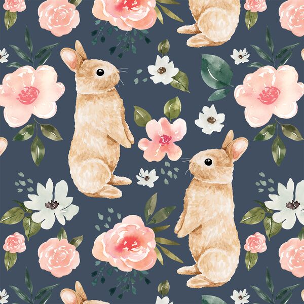Bunny in Navy