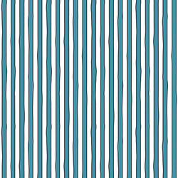 Stripe in White Blue