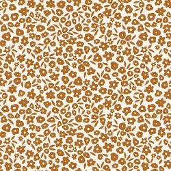 Flower Field in Copper Brown