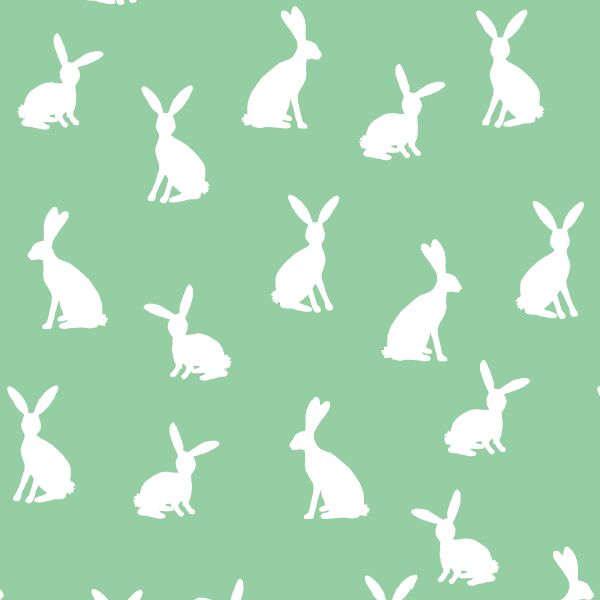 Cottontail Silhouette in Sprout