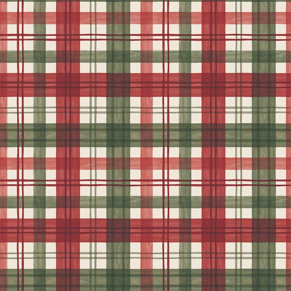 Painted Plaid in Holiday