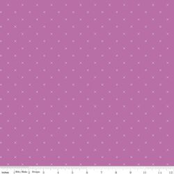 Bee Cross Stitch in Plum