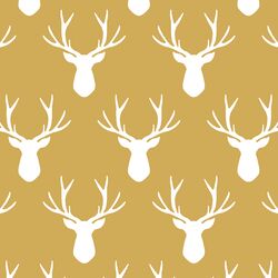 Stag Silhouette in Straw