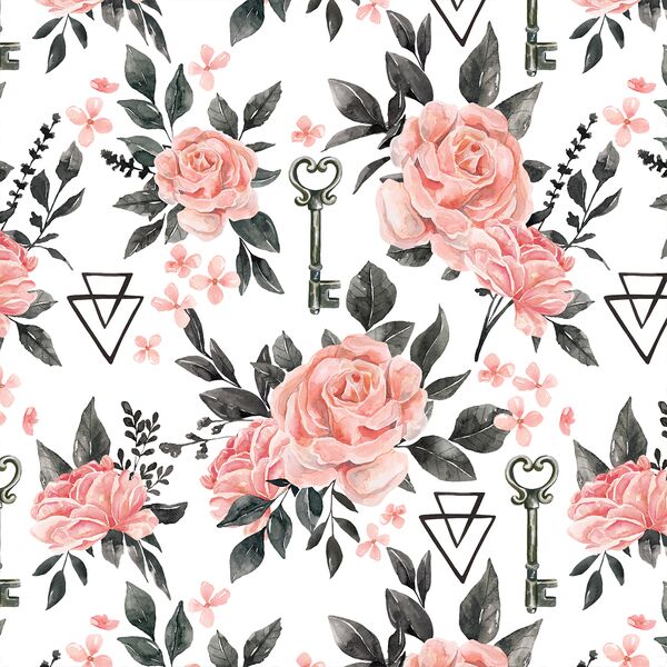 October Roses in White