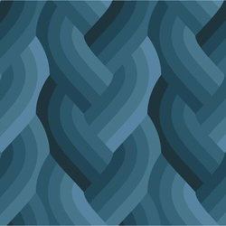 Braid Ombre in Navy