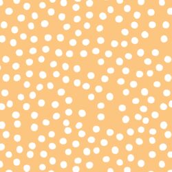 Tossed Dot in Creamsicle