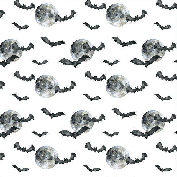 Small Moonlight Bats in White