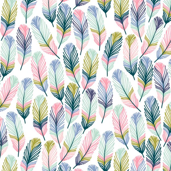 Feathers in Spring Meadow