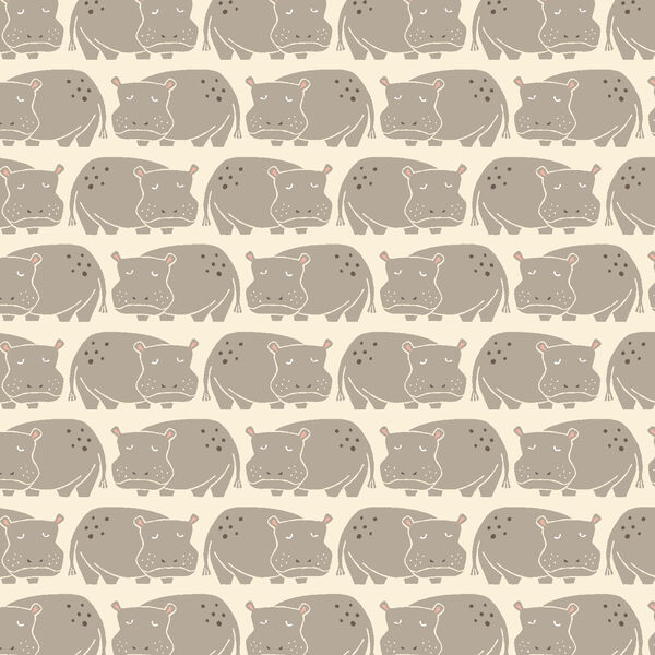 Weary Hippo in Shadow