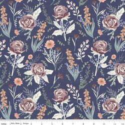 Cottage Floral in Blue