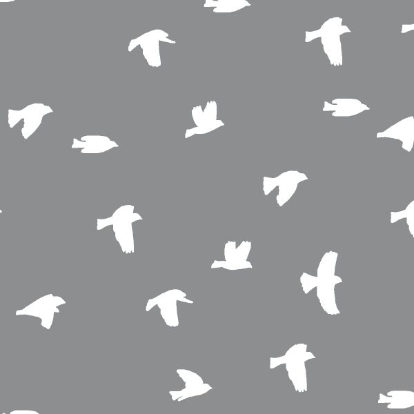 Flock Silhouette in Smoke