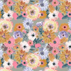 Little Charlotte Floral in Bright Sage
