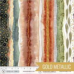 Strata in Fire Opal Metallic