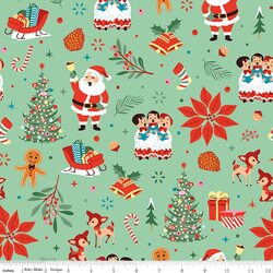 Season's Greetings in Green