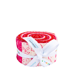 Expression Batiks 2.5" Strip Roll in Love Punch
