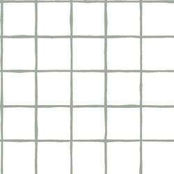 Windowpane in Sage on White