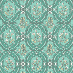 Garden Damask in Bloom