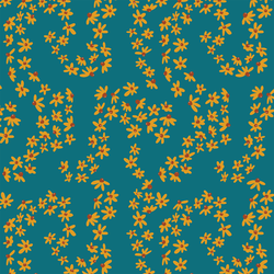 Daisy Fields in Totally Teal