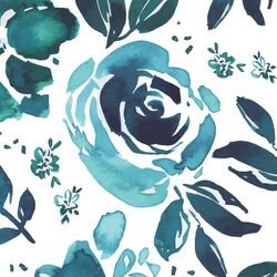 Large Aquarelle Blooms in Ocean