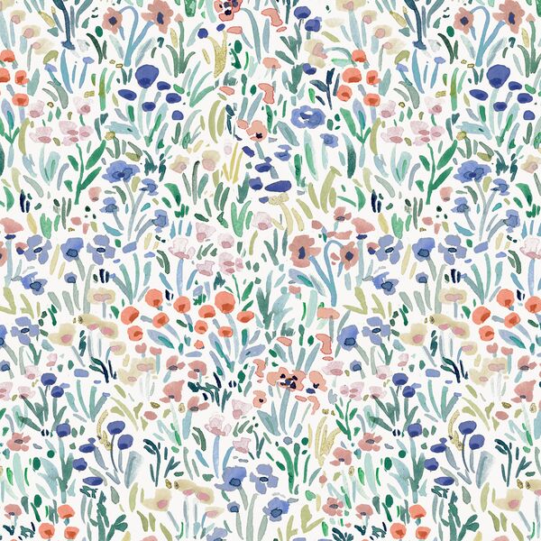 Bitty Floral in Tea Time